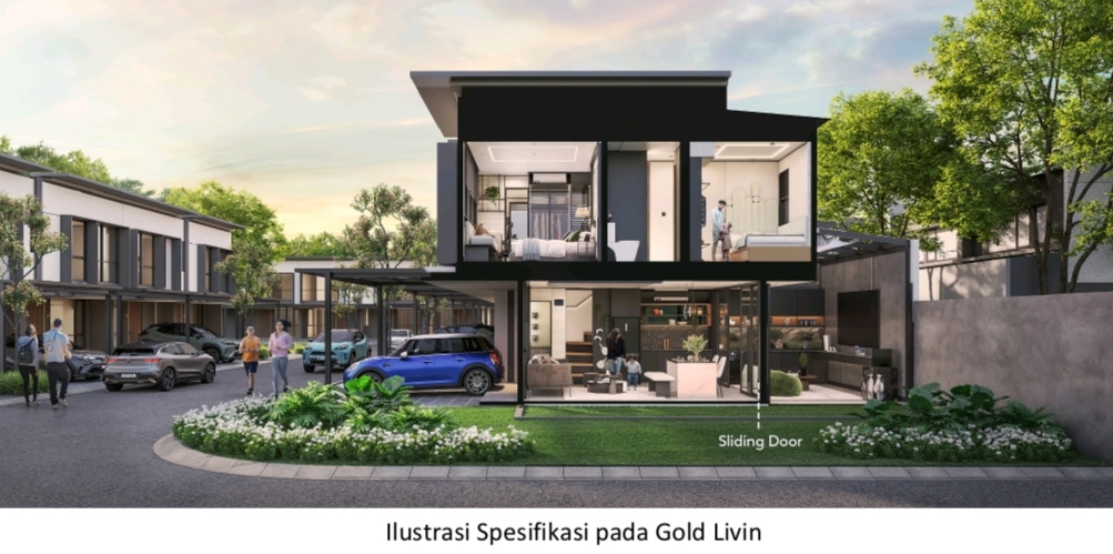 Hi Five Collection, Rumah 3 Lantai Harga 800an Juta